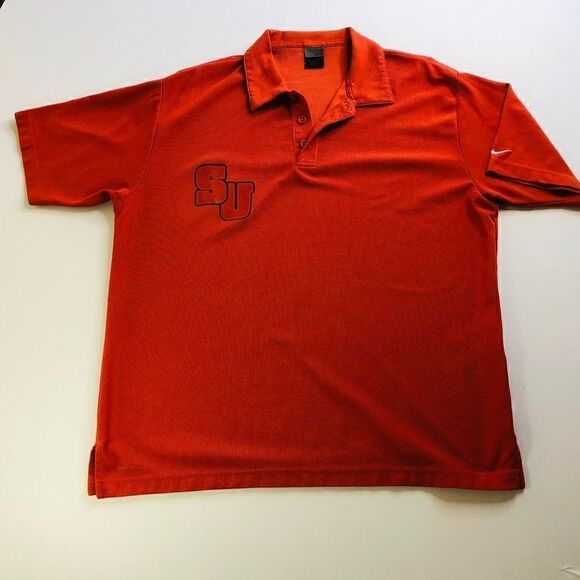 SU Syracuse Logo👕NIKE👕DRI-FIT Polo Golf Shirt - Picture 1 of 8